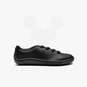 Vivobarefoot Addis School Juniors Schoenen Kinderen Zwart | NL380WH