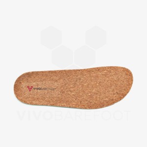 Vivobarefoot Cork Inlegzolen Dames Bruin | NL332SZ