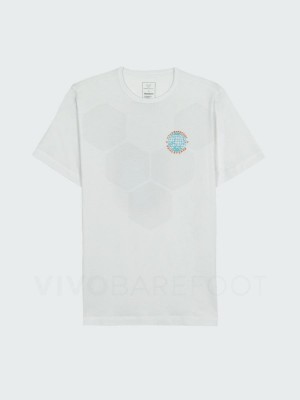 Vivobarefoot Finisterre T-shirts Dames Wit | NL335PV