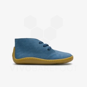 Vivobarefoot Gobi Addis Schoenen Kinderen Indigo | NL426CP