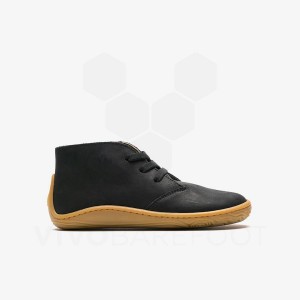 Vivobarefoot Gobi Addis Schoenen Kinderen Obsidian | NL428AS