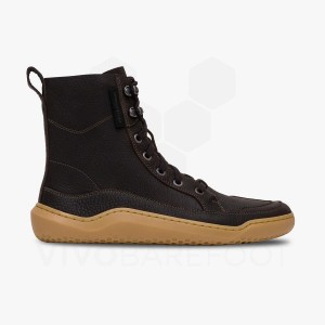 Vivobarefoot Gobi Boot Lifestyle Schoenen Heren Zwart | NL120WH