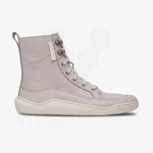 Vivobarefoot Gobi Boot Lifestyle Schoenen Dames Beige | NL283PV