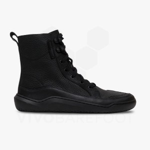 Vivobarefoot Gobi Boot Lifestyle Schoenen Dames Obsidian | NL284OB