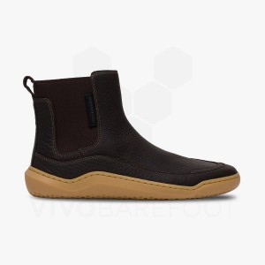 Vivobarefoot Gobi Chelsea Lifestyle Schoenen Dames Zwart | NL287LQ