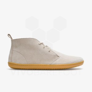 Vivobarefoot Gobi III Suede Lifestyle Schoenen Heren Beige | NL141BA