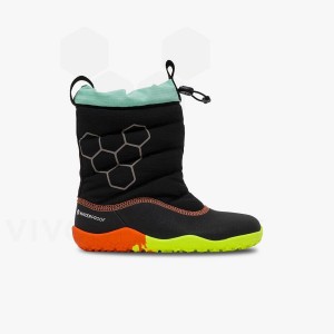 Vivobarefoot Lumi FG Preschool Schoenen Kinderen Obsidian | NL402AS