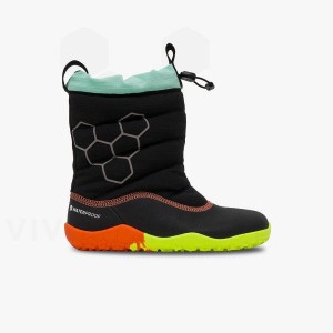 Vivobarefoot Lumi FG Schoenen Kinderen Obsidian | NL399DO