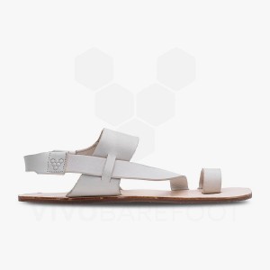 Vivobarefoot Opanka Sandal Lifestyle Schoenen Dames Wit | NL307RX