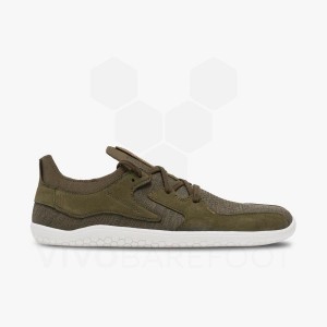 Vivobarefoot Primus Asana II Lifestyle Schoenen Heren Olijfgroen | NL136GY