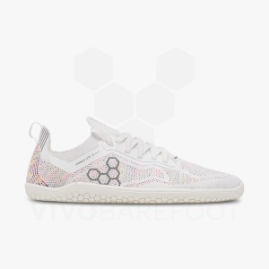 Vivobarefoot Primus Lite Knit Road Hardloopschoenen Dames Wit | NL226UK