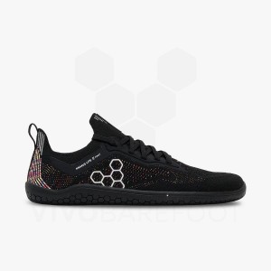 Vivobarefoot Primus Lite Knit Road Hardloopschoenen Dames Obsidian | NL227TL