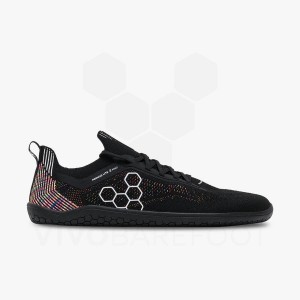 Vivobarefoot Primus Lite Knit Road Hardloopschoenen Heren Obsidian | NL057HT