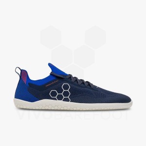 Vivobarefoot Primus Lite Knit Trainingsschoenen Heren Donkerblauw | NL095VJ