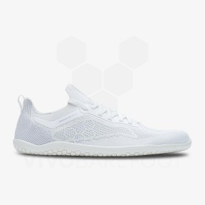 Vivobarefoot Primus Lite Knit Trainingsschoenen Heren Wit | NL096UK