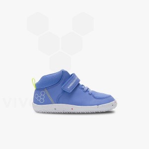 Vivobarefoot Primus Ludo Hi Schoenen Kinderen Blauw | NL411RX