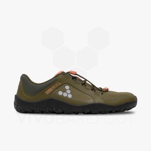 Vivobarefoot Primus Trail III All Weather FG Trainingsschoenen Heren Donkerolijfgroen | NL117ZD