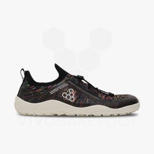 Vivobarefoot Primus Trail Knit FG Trailrunning Schoenen Heren Zwart | NL072SZ