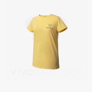 Vivobarefoot Rapanui Sport T-shirts Dames Geel | NL347DO