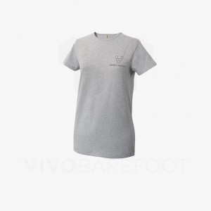 Vivobarefoot Rapanui Sport T-shirts Dames Grijs | NL348CP