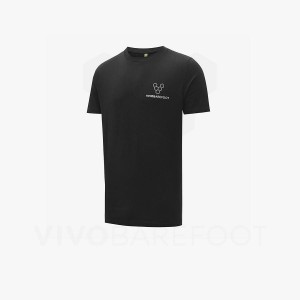 Vivobarefoot Rapanui T-shirts Heren Zwart | NL163FU