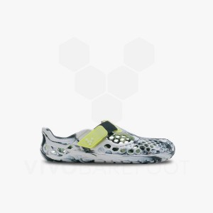 Vivobarefoot Ultra Bloom Sandalen Kinderen Obsidian Wit | NL434UK